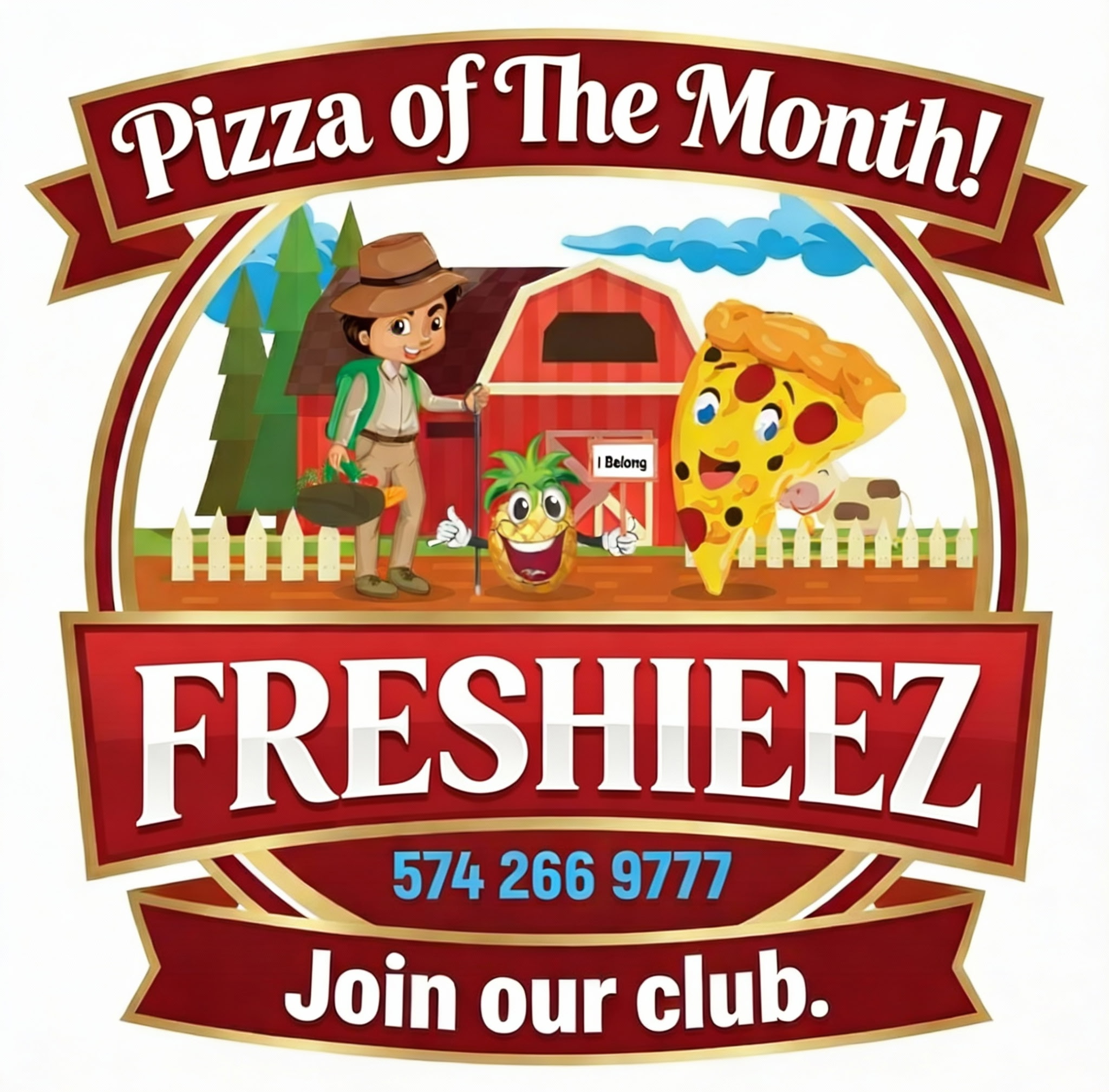 Freshieez Pizza logo